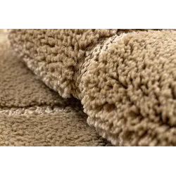 Supreme Lines Beige Bathroom Rug