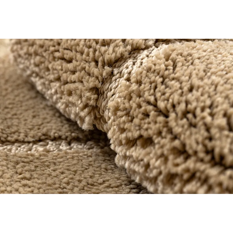 Supreme Lines Beige Bathroom Rug