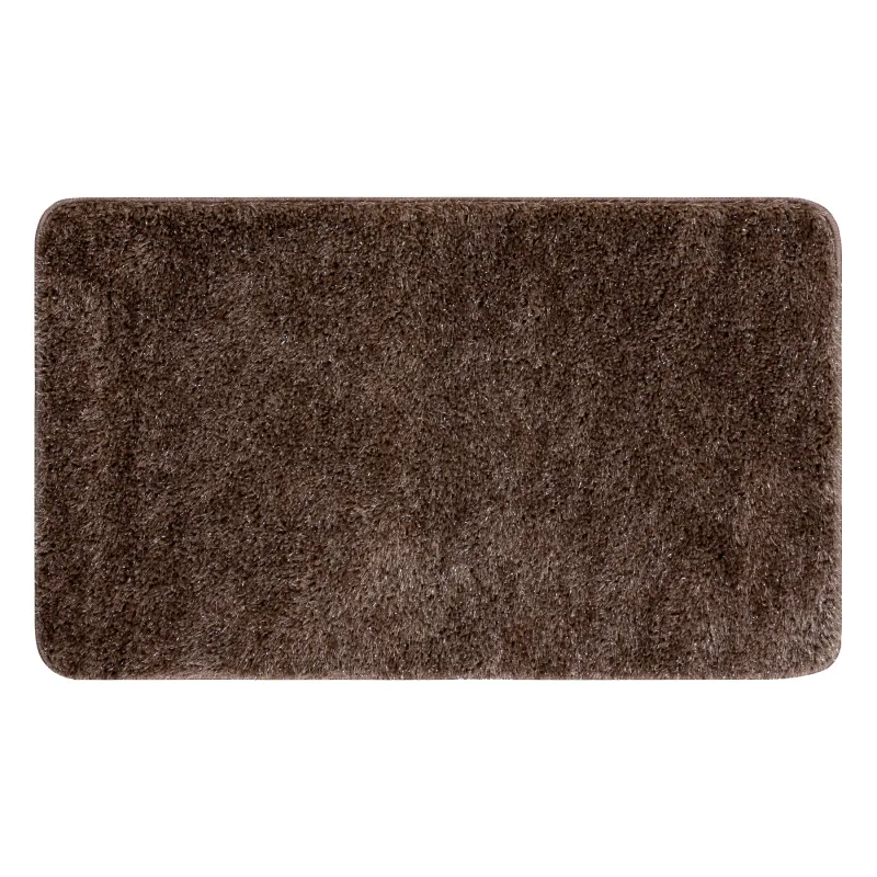 SYNERGY Glamour Bathroom Rug Beige Lurex