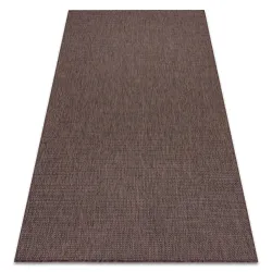 SION rope sisal rug A5165A Melange flat weave brown