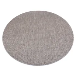 Rug CORD SISAL SION round A5165A Melange flat weave beige