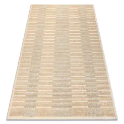 FLUX Geometric Wool Rug Beige 160x230
