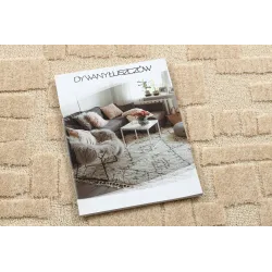 Cream FLUX rug 461.133.SA132 with a modern geometric pattern