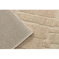 FLUX wool rug with structured design, perfect for modern interiors