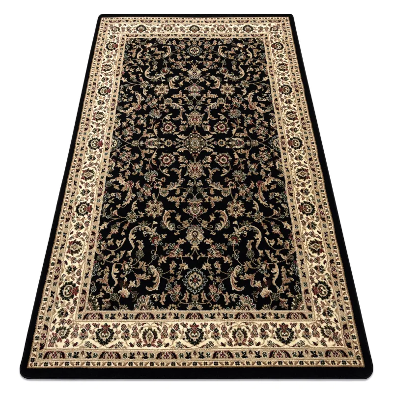 Royal ADR black pattern 1745 rug, classic carpet for living room