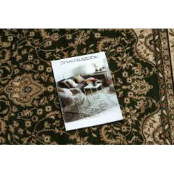 Dark green ROYAL AGY rug, elegant classic style