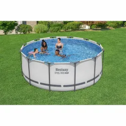 Durable garden frame pool 366 x 122 cm for family use