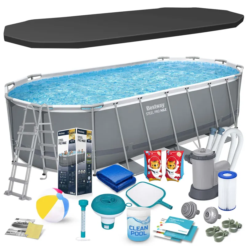 Garden frame pool 549 x 274 x 122 cm, perfect for outdoor fun, 17in1 Bestway 56710