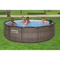 Durable frame pool 366 x 100 cm for long-lasting summer fun