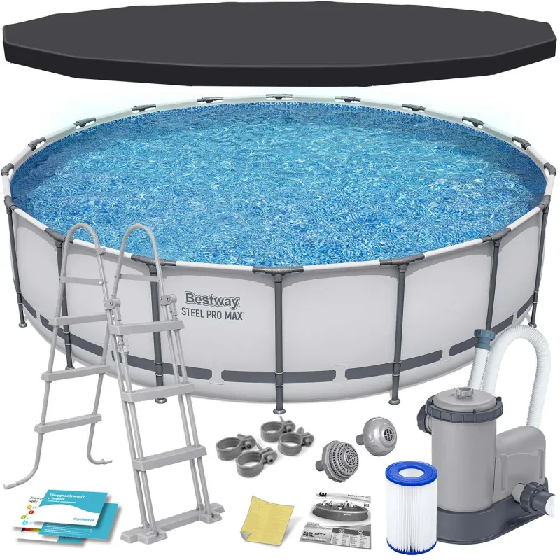 11-in-1 garden frame pool 549 x 122 cm, perfect for outdoor relaxation and fun