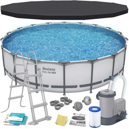 11-in-1 garden frame pool 549 x 122 cm, perfect for outdoor relaxation and fun