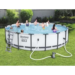 Garden frame pool 549 x 122 cm 18in1, made of durable material