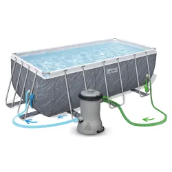 Garden frame pool 412 x 201 x 122 cm, perfect for relaxation outdoors, Bestway 56722