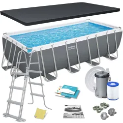 Bestway 56670 Frame Pool 488 x 244 x 122 cm 12-in-1 Set