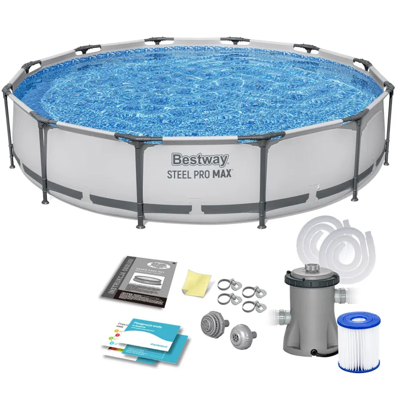 Garden frame pool 366 x 76 cm 9-in-1, perfect for outdoor fun