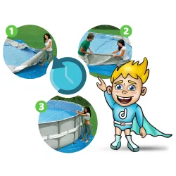 Perfect garden pool for kids' fun Bestway 56488 during summer days