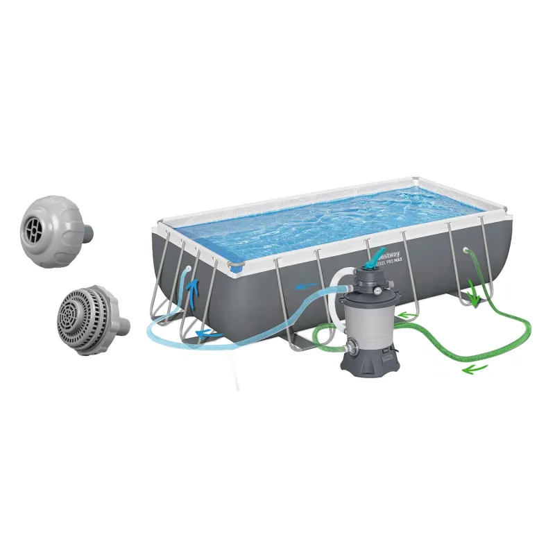 Perfect for garden fun frame pool 404 x 201 x 100 cm Bestway