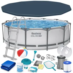 Bestway 56418 Garden Frame Pool 366 x 100 cm 17-in-1 Set