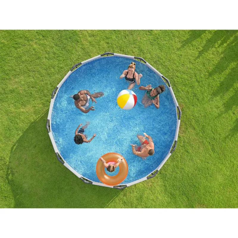 Durable 366 x 100 cm frame pool, perfect for summer relaxation