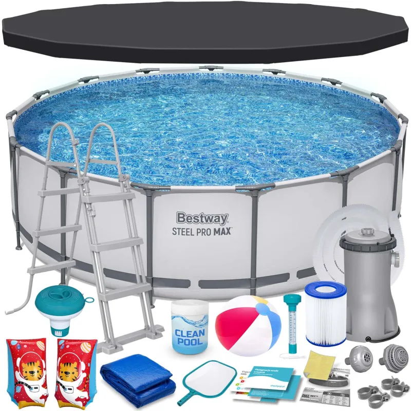Garden frame pool 457 x 122 cm, perfect for summer fun in your backyard