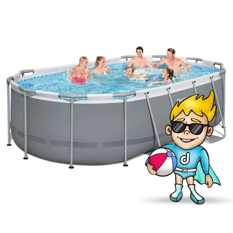 Frame Pool 427 x 250 x 100 cm 18in1 Bestway 56620, perfect for garden use
