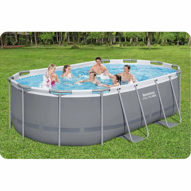 Frame Pool 427 x 250 x 100 cm 18in1 Bestway 56620, great for kids