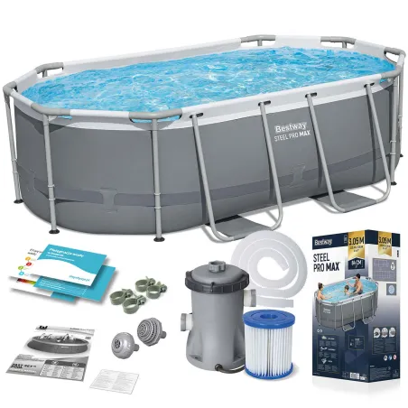 10-in-1 garden frame pool 305 x 200 x 84 cm, perfect for outdoor fun, Bestway 5614A