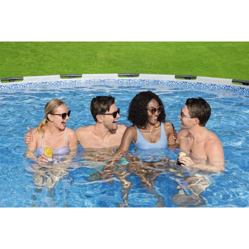 Durable 427 x 107 cm frame pool, easy to set up, high-quality material
