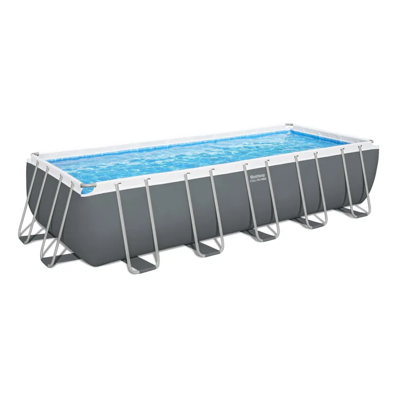 Durable garden frame pool 640 x 274 x 132 cm, weather-resistant
