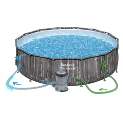 Ideal frame pool 427 x 107 cm for family fun
