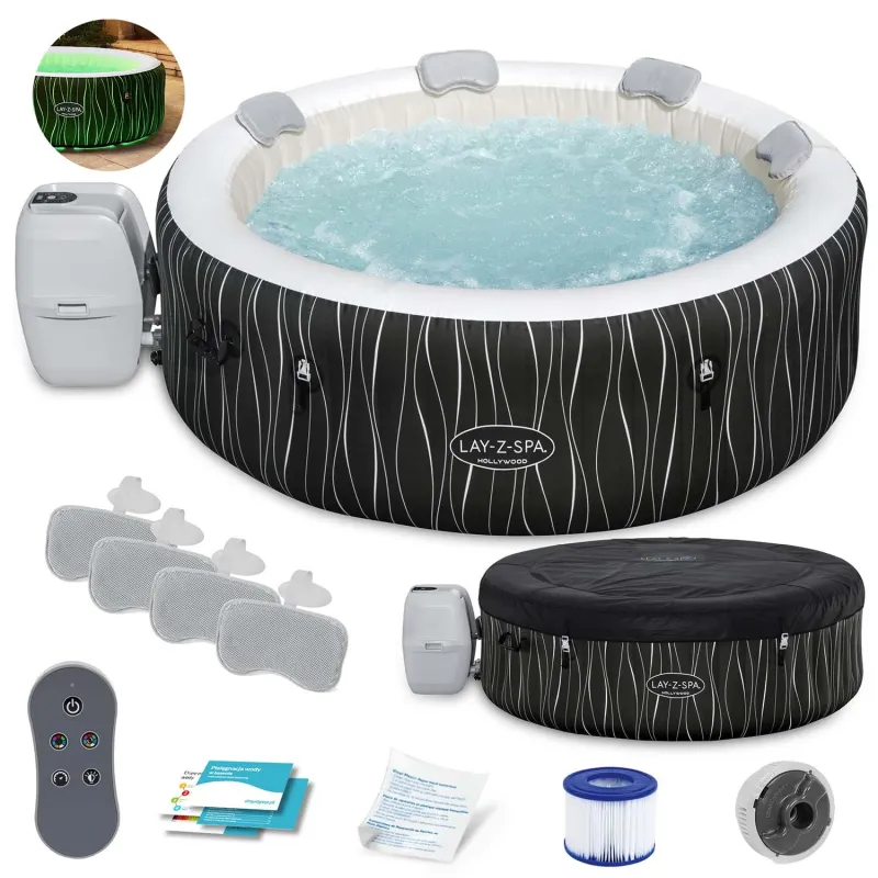 Inflatable SPA Lay-Z Hollywood for 6 people, comfortable and relaxing inflatable spa