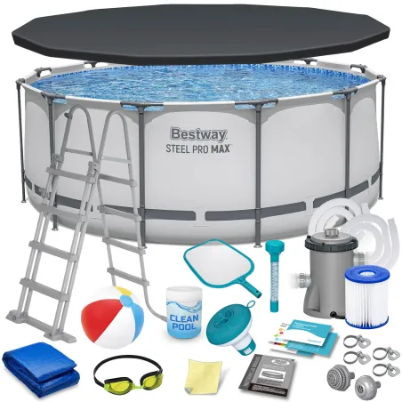 18-in-1 frame pool 366 x 122 cm, durable design for outdoor fun