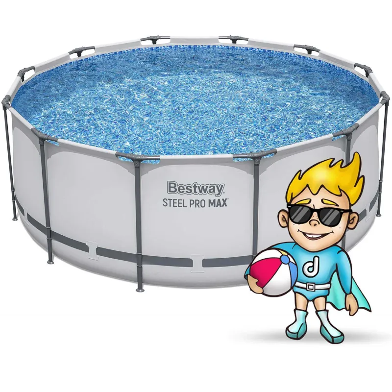 Stylish 366 x 122 cm frame pool, perfect for summer gatherings
