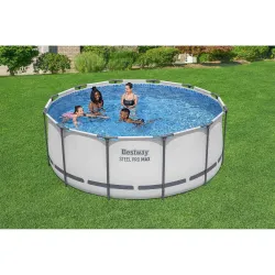 Easy-to-assemble 366 x 122 cm frame pool, great for kids' playtime