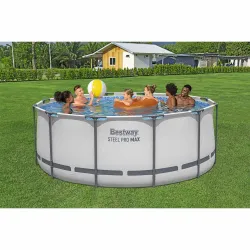 Ideal summer 366 x 122 cm frame pool for relaxation in the garden