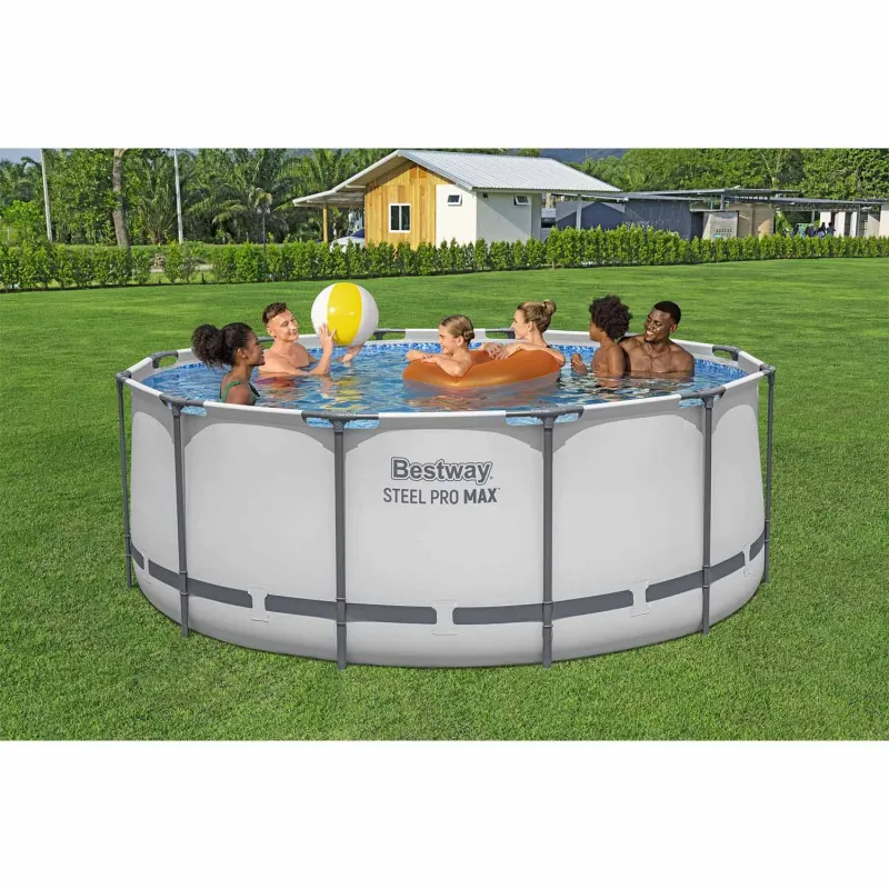 Ideal summer 366 x 122 cm frame pool for relaxation in the garden