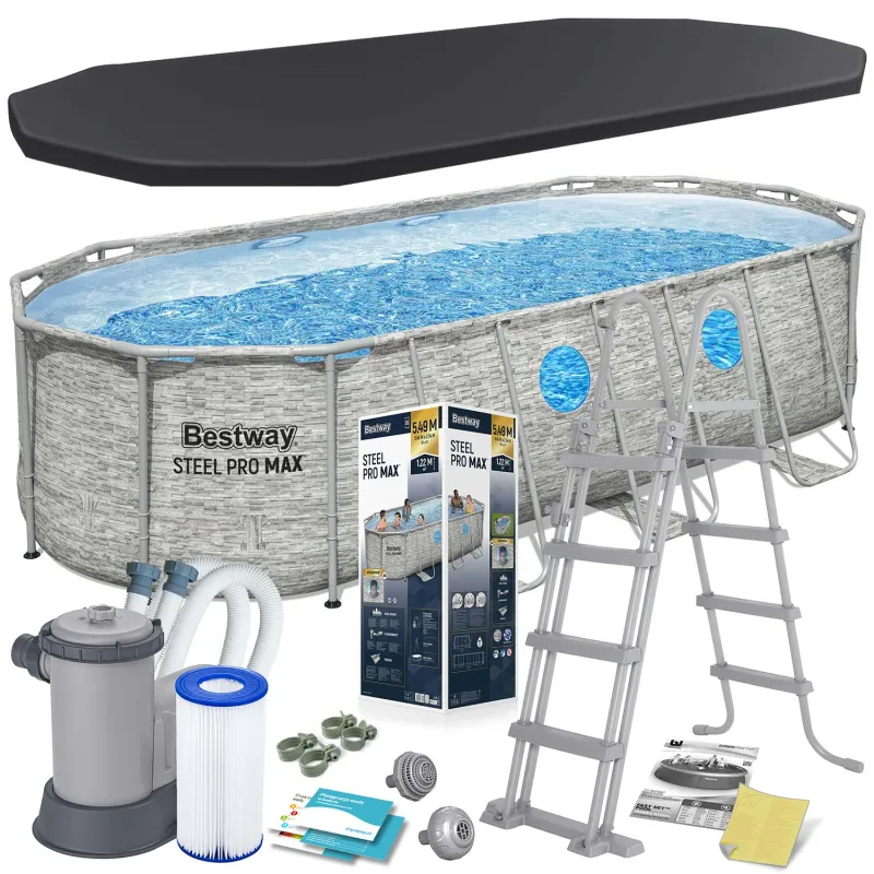 Garden frame pool 549 x 274 x 122 cm 12-in-1 Bestway 56716N