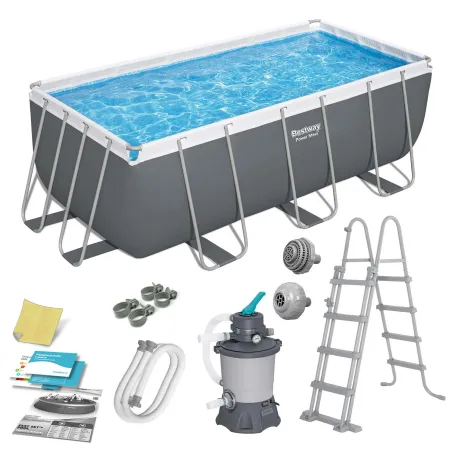 10in1 garden frame pool 412 x 201 x 122 cm, perfect for outdoor fun