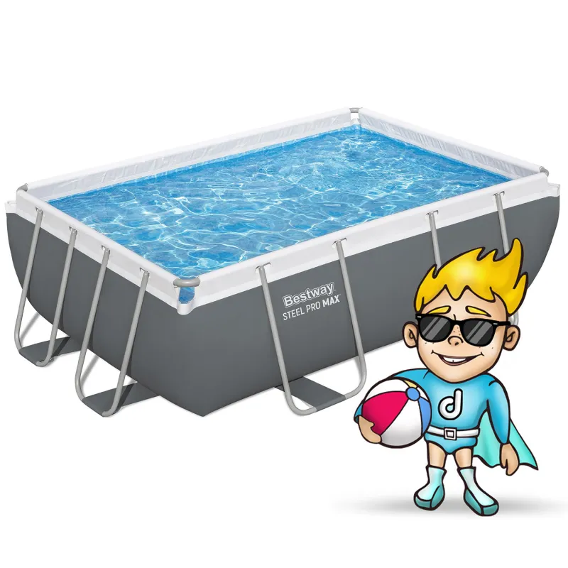 Garden frame pool in blue 282 x 196 x 84 cm Bestway 56629N