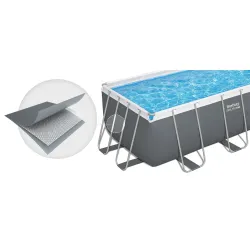 Blue garden frame pool 412 x 201 x 122 cm 11-in-1 for family fun