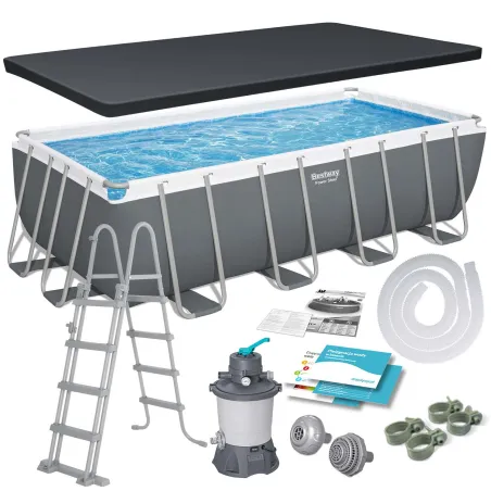 Garden pool 488 x 244 x 122 cm, perfect for outdoor fun, 11in1 Bestway 56671N