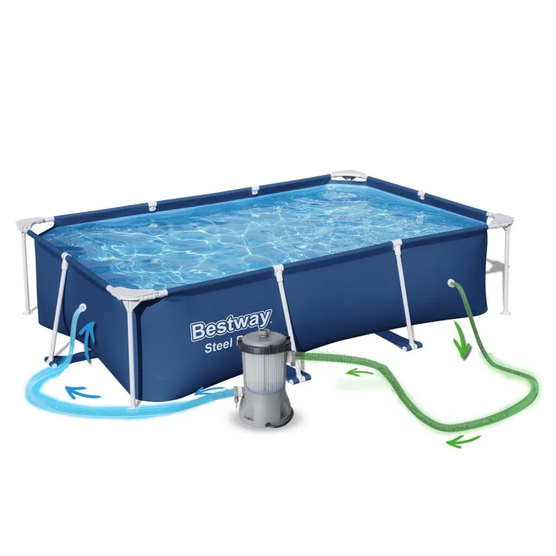 259x170x61 cm garden frame pool perfect for outdoor fun with kids Bestway 56403N