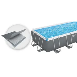 Garden frame pool perfect for relaxation 549x274x122cm 17-in-1