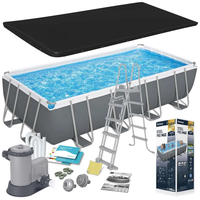 12-in-1 garden frame pool 549 x 274 x 122 cm for outdoor fun