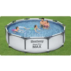 Bestway 56408 garden frame pool 305 x 76 cm 17-in-1, perfect for summer fun in the garden