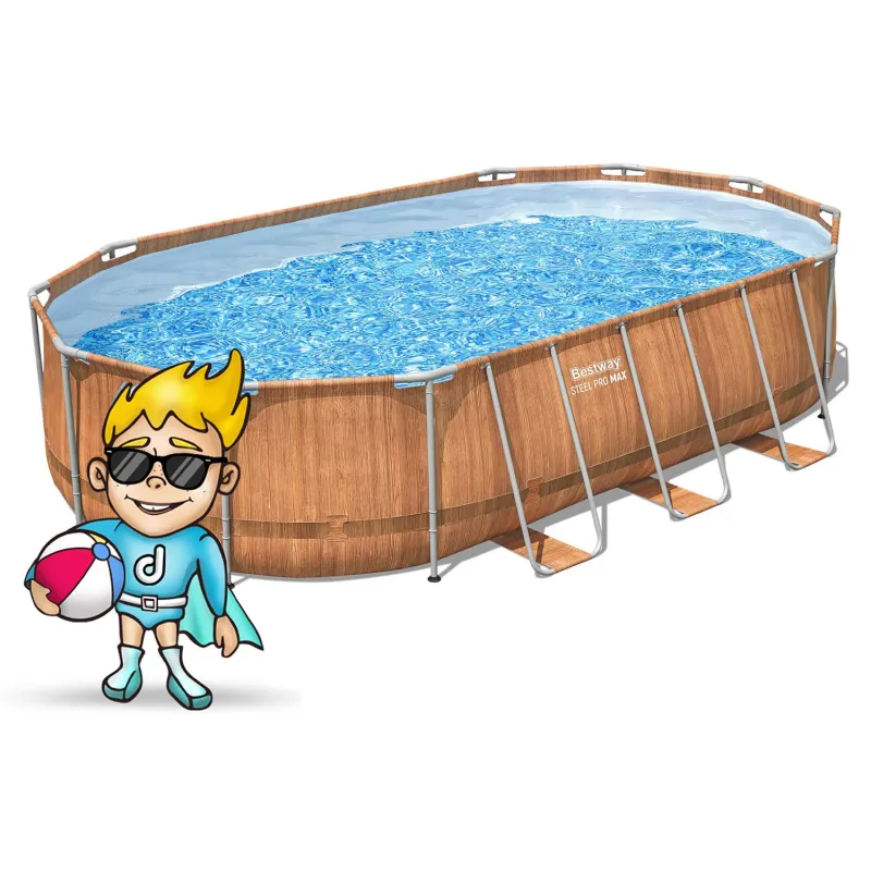 Blue garden frame pool 610 x 366 x 122 cm, perfect for summer fun, 13in1 Bestway 56719N