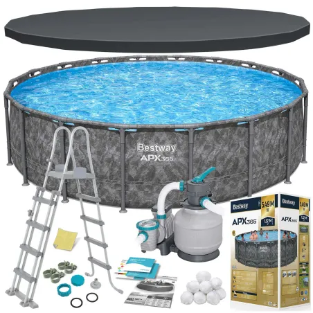 11in1 garden frame pool 549 x 132 cm, perfect for summer fun