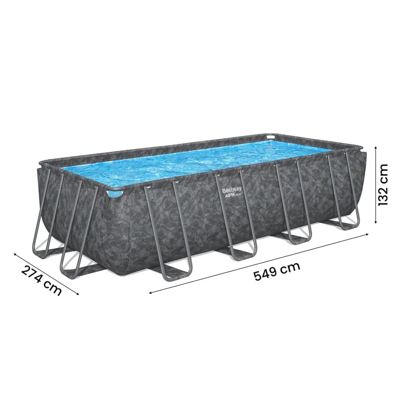 Bestway 561KA frame pool 549 x 274 x 132 cm, great for family fun
