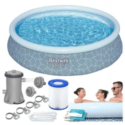 Garden Pool 396 x 84 cm 9-in-1 Bestway 57376N