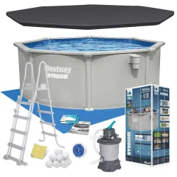 Year-round panel garden pool 366 x 122 cm 13in1 Bestway 56574